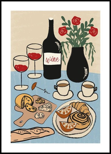 Dinner Table Plakat Plakat / 70x100cm