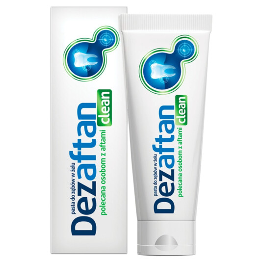 Tannkrem Gel for After og følsom munnslimhinne DEZAFTAN Aloe Vera 75 ml Tannkrem Gel for After og følsom munnslimhinne DEZAFTAN Aloe Vera 75 ml
