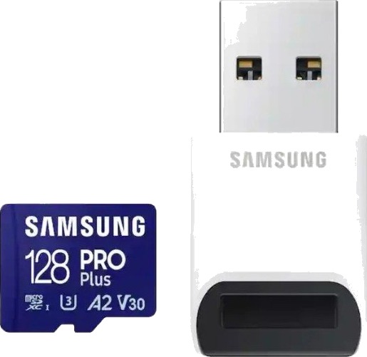 Samsung PRO Plus MB-MD128SB - flash memory card - 128 GB - microSDXC UHS-I