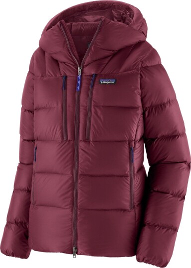 Patagonia Fitz Roy Down Hoody Dame Berry Fige L