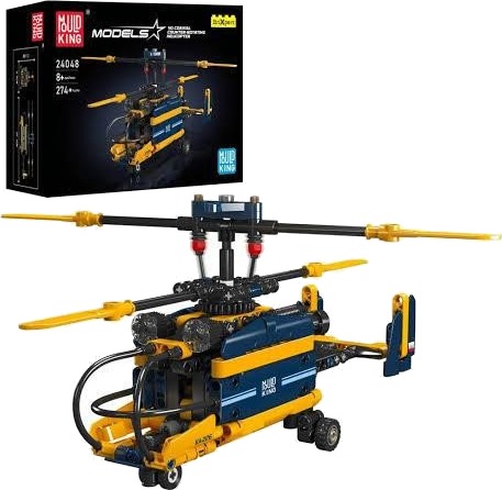 Mould King 24048 Koaksial Helikopter Byggesett 8+ År 274 Deler