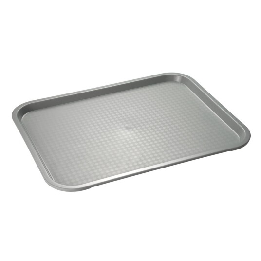 APS Fast Food brikke; 45x35.5x2.5 cm (LxBxH); Grå; Rektangulær