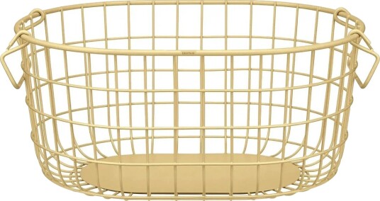 Blomus Storage Basket   17 X 37 X 27 Cm   Kago   New Wheat   Beige   L 27.7CM