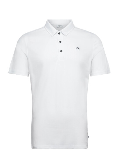 Calvin Klein Golf Jackson Badge Polo - White - XL