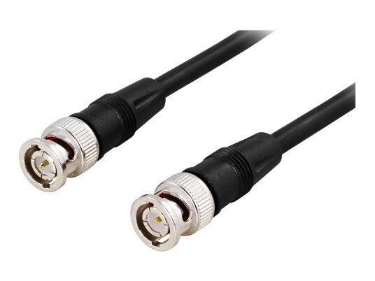Deltaco BNC Koblingskabel 10 m RG-59 Svart 75 Ohm Deltaco BNC Koblingskabel 10 m RG-59 Svart 75 Ohm