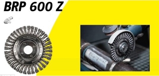 Klingspor K.Pipe Børste 125Mm X 6 X 22,23 Brp600z Vridnet Wire