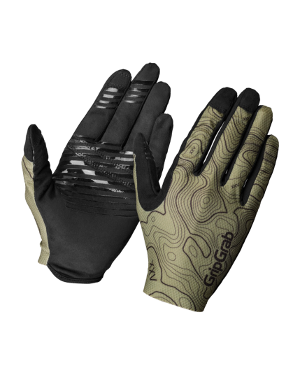 Rebel Full Finger Gloves Olive Green 12