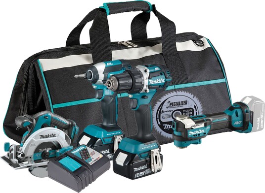 Makita Batteri DLX4197TX1 Kombokit Med Og Lader
