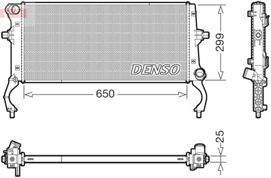 DENSO DRM43023 Radiator, motorkjøling