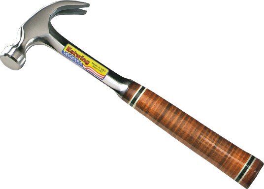 HAMMER ESTWING 16OZ BØYD KLO LÆR HAMMER ESTWING 16OZ BØYD KLO LÆR