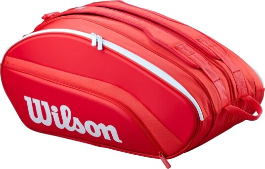 Wilson 2026 Super Tour Red Padel Bag Red, Padel bager