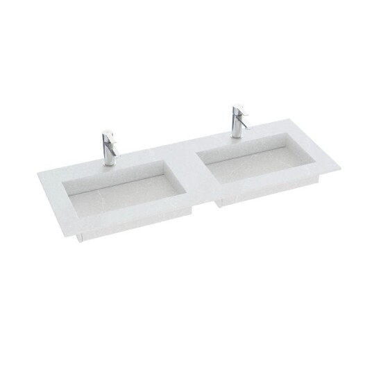 Dansani Inzo Angular D45,50cm Silestone Desert Silver 140-159cm Dobbel