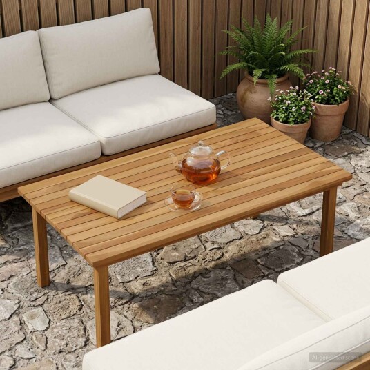 vidaXL Bordplate 100 x 50 x 3,5 cm Rektangulær Massivt Teaktre vidaXL Bordplate 100 x 50 x 3,5 cm Rektangulær Massivt Teaktre