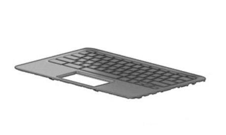 HP Top Cover w. Keyboard Nordic Factory Sealed