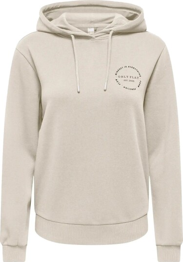 Only Play Onpcava Hood Ls Loose Brush Swt Beige L