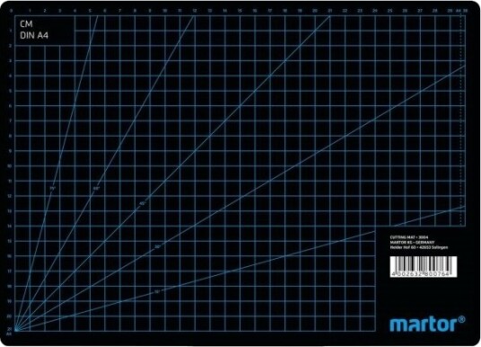 Martor Skjærematte I Plast L X B X H 320 X 230 X 3 Mm Sort 1 Stk. Martor Skjærematte I Plast L X B X H 320 X 230 X 3 Mm Sort 1 Stk.