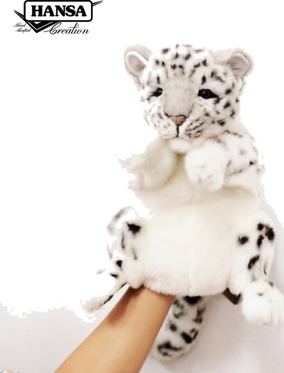 Snow Leopard Puppet 32 cm | Hansa Creation