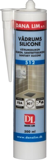 Danalim Våtromssilikon 512 Karamell 300ml