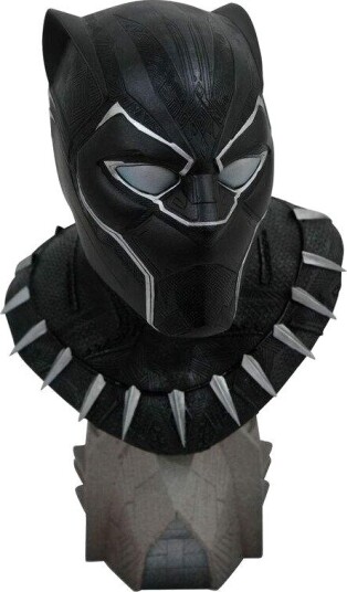 Northix Marvel Black Panther Byste 25 cm