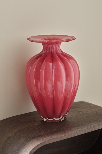 Ellos Home Vase Tuva li høyde 31,5 cm Rød