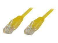 MicroConnect - Nettverkskabel - RJ-45 (hann) til RJ-45 (hann) - 0.5 m - UTP - CAT 6 - halogenfri - gul