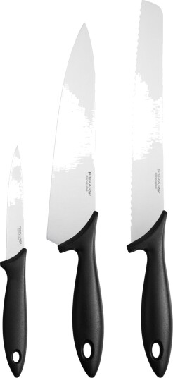 Fiskars Essential knivsett med 3 deler