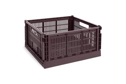 Hay Colour Crate Large Square Oppbevaring Bordeaux