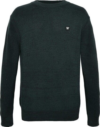 WOOD WOOD Wwhalum Crew Neck 25488 - Green - S