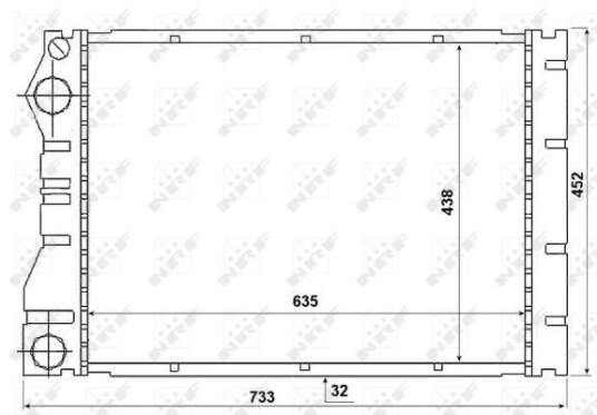 Radiator NRF 53975