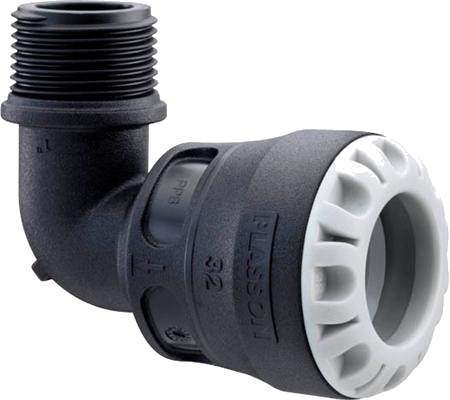 Plastline Push-In Vinkel Np 25 X 3/4"