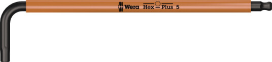 Wera Sexkantnyckel Med Kula 5mm, Multicolor