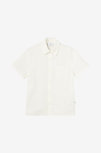 Grunt Skjorte Vap Linen Shirt Hvit
