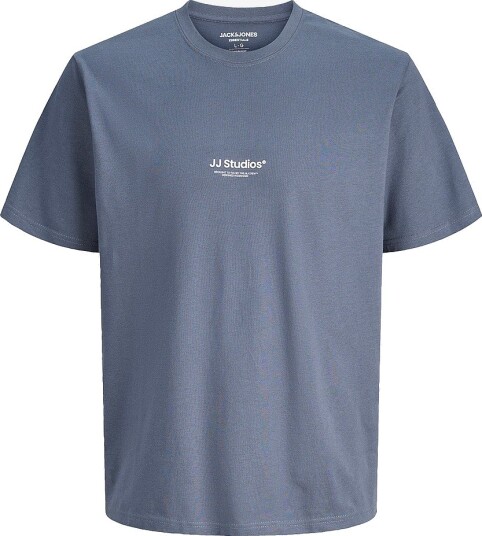 Jack & Jones Plus T skjorte jjeSoho Tee SS Crew Neck Pls Grå