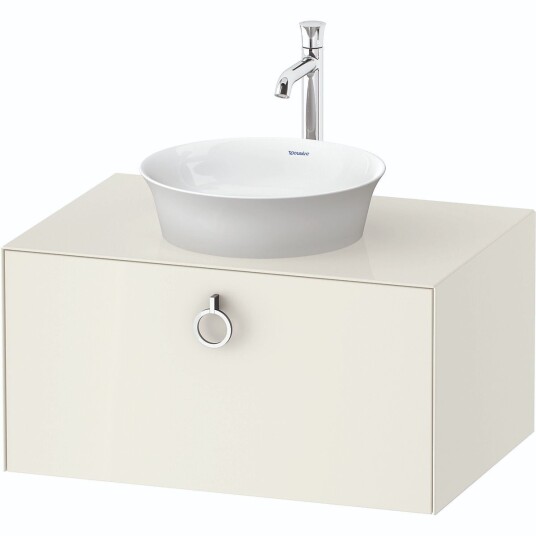 Duravit White Tulip Servantskap 1 skuff 80x55x40,8 cm Nordisk Hvit Høyglans