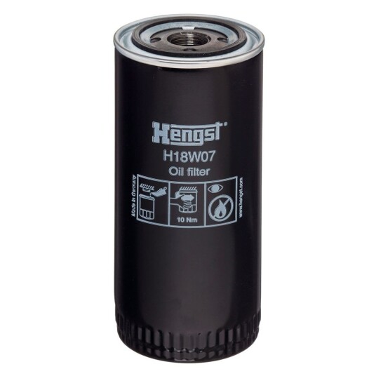 Oljefilter HENGST FILTER H18W07 Oljefilter HENGST FILTER H18W07