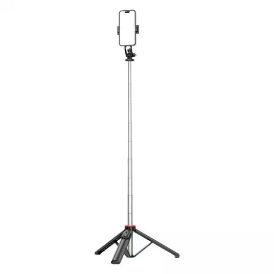 Selfie stick WC1Y3S telescopic tripod 1.3m with phone holder black