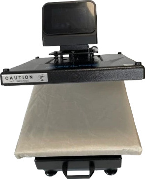 Automatisk varmepresse med rulleplate og glidefunksjon – 40 cm x 50 cm