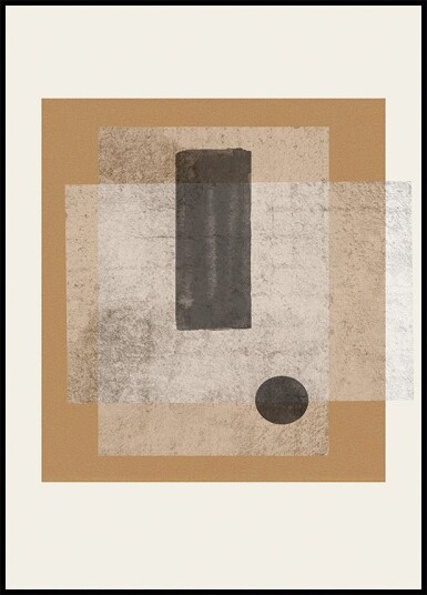 Geometric Harmony Poster Plakat / 40x50cm