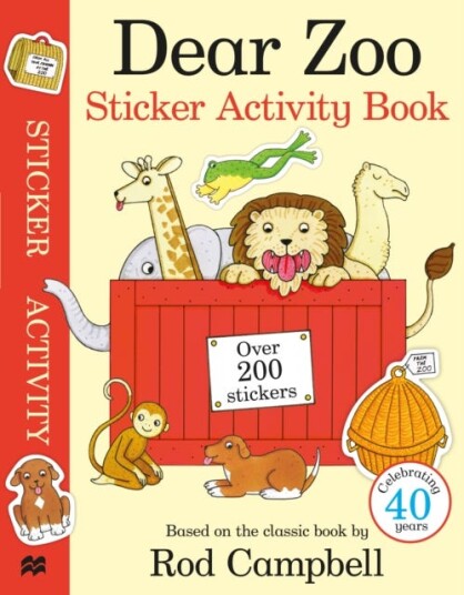 Dear Zoo Sticker Activity Book Av Rod Campbell
