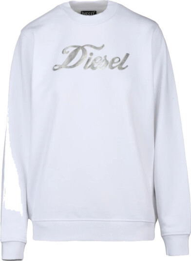 Diesel Dame Gensere & Hettegensere Hvit L,