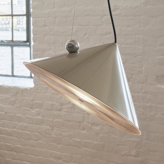 Pendellampe Tom Dixon Pose dimmbar Grå Stue Metall Design 30 Grå