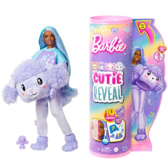 Barbie Cutie Reveal Cozy Cute Tees Doll Puddel