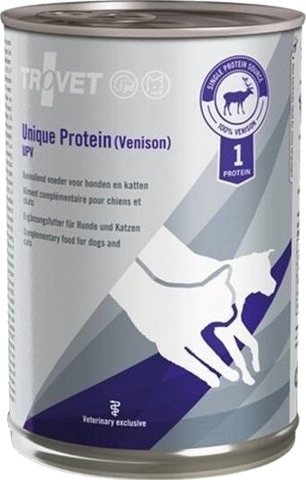 Trovet Unique Protein Upv Viltfôr Hund Katt 400 G Trovet Unique Protein Upv Viltfôr Hund Katt 400 G