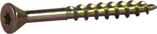 ESSVE 552452 Sponplateskrue Ø 4,2 mm, TX15, gulkrom 51 mm, 600-pakning, Innfesting
