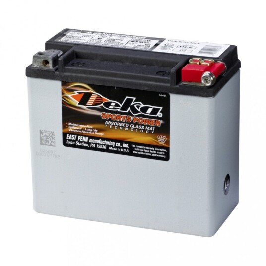 DEKA MC Batteri 12V 17,5AH 310CCA (176x87x155mm) +høyre ETX20L