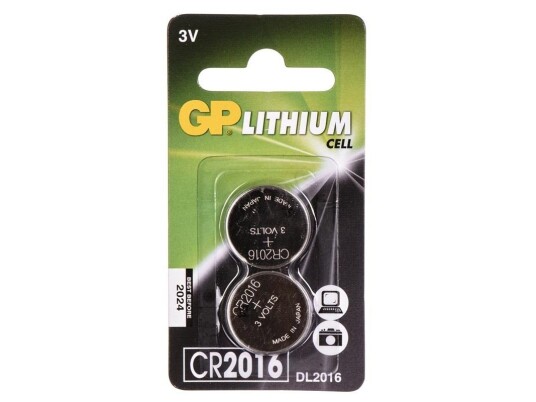 GP CR2016 litiumbatteri 2 stk