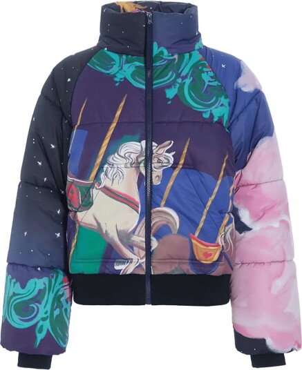 Hunkøn Kiwi Short Bomber DREAM FAIRGROUND ART PRINT M