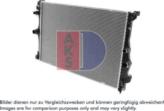 Radiator motorkjøling AKS DASIS 120145N