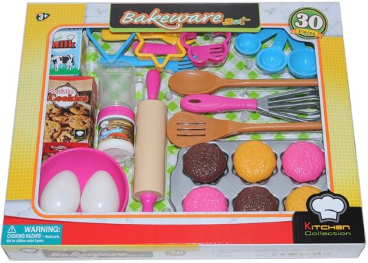 Lekemat Kakebakesett med 30 deler Lekemat Kakebakesett med 30 deler