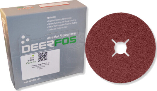Fiberrondeller 180mm Korn P16